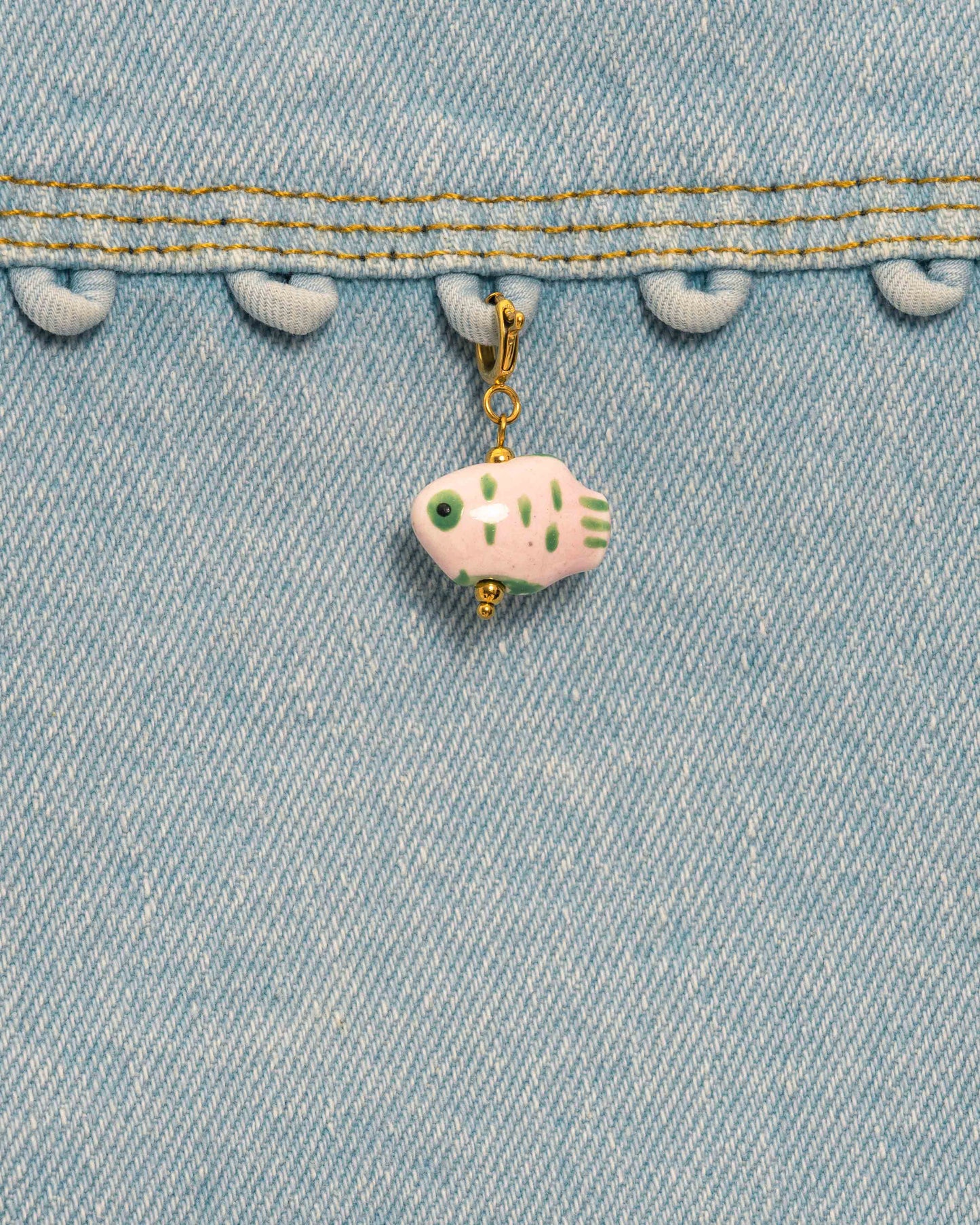 Pink Green Nemo Charm