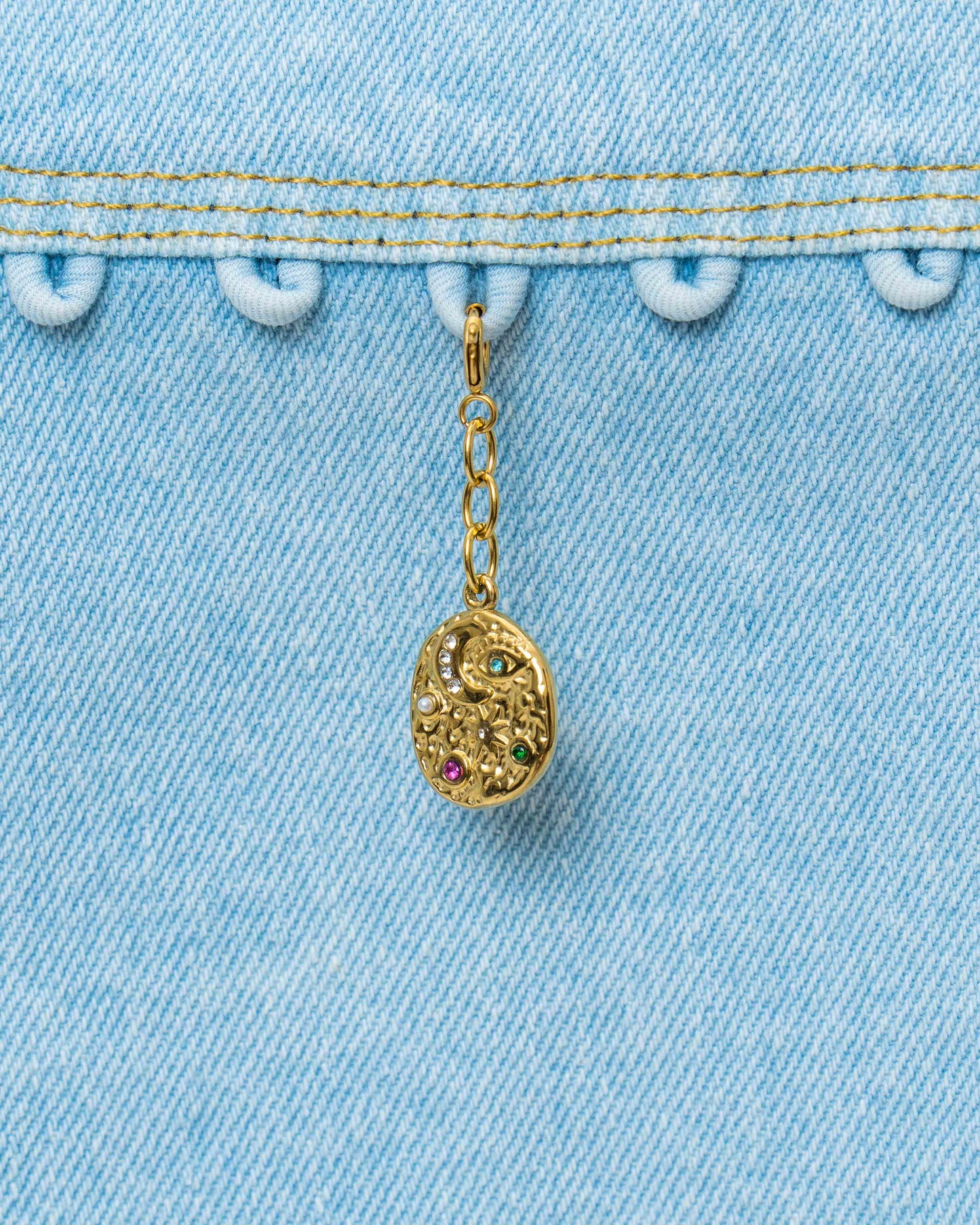 Multi Rhinestone Charm