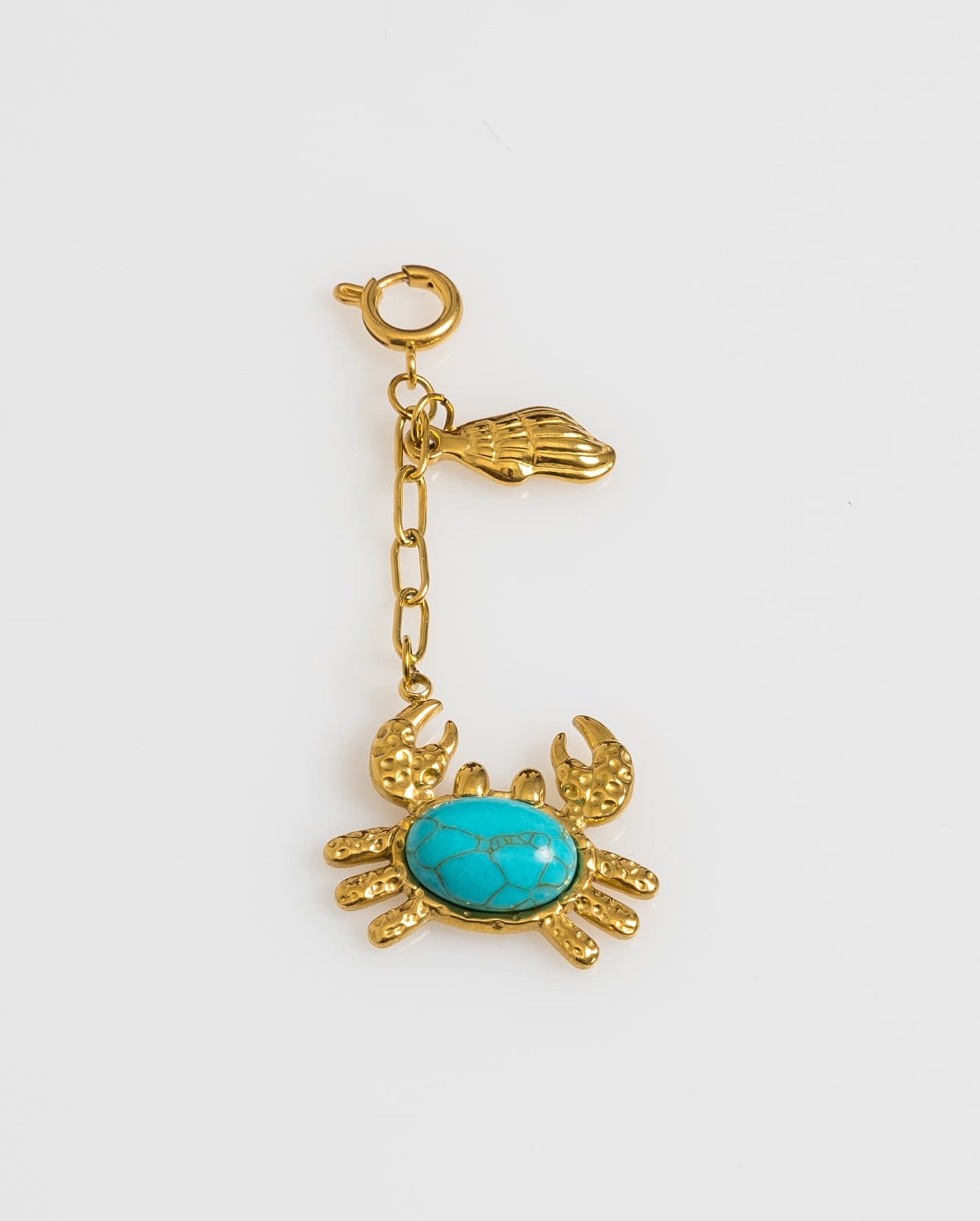 Sea Crab Gem Charm
