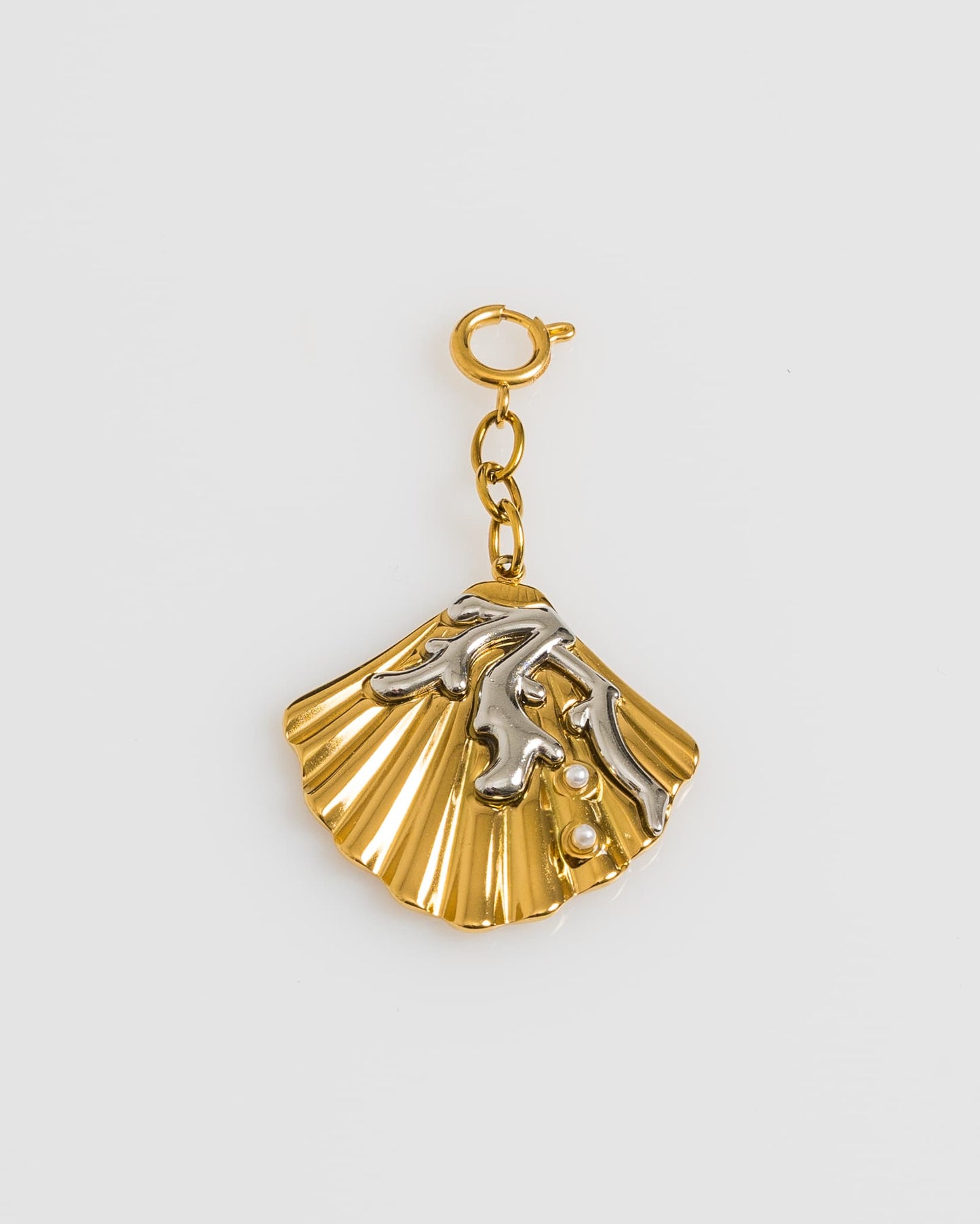 Silver Sea Shell Charm