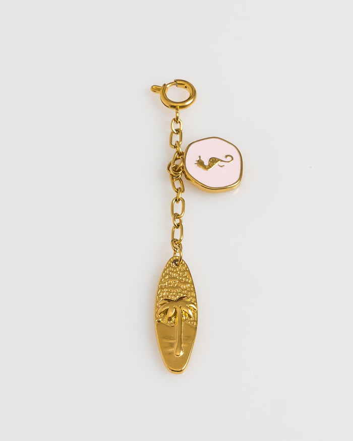 Pink Ocean Rider Charm