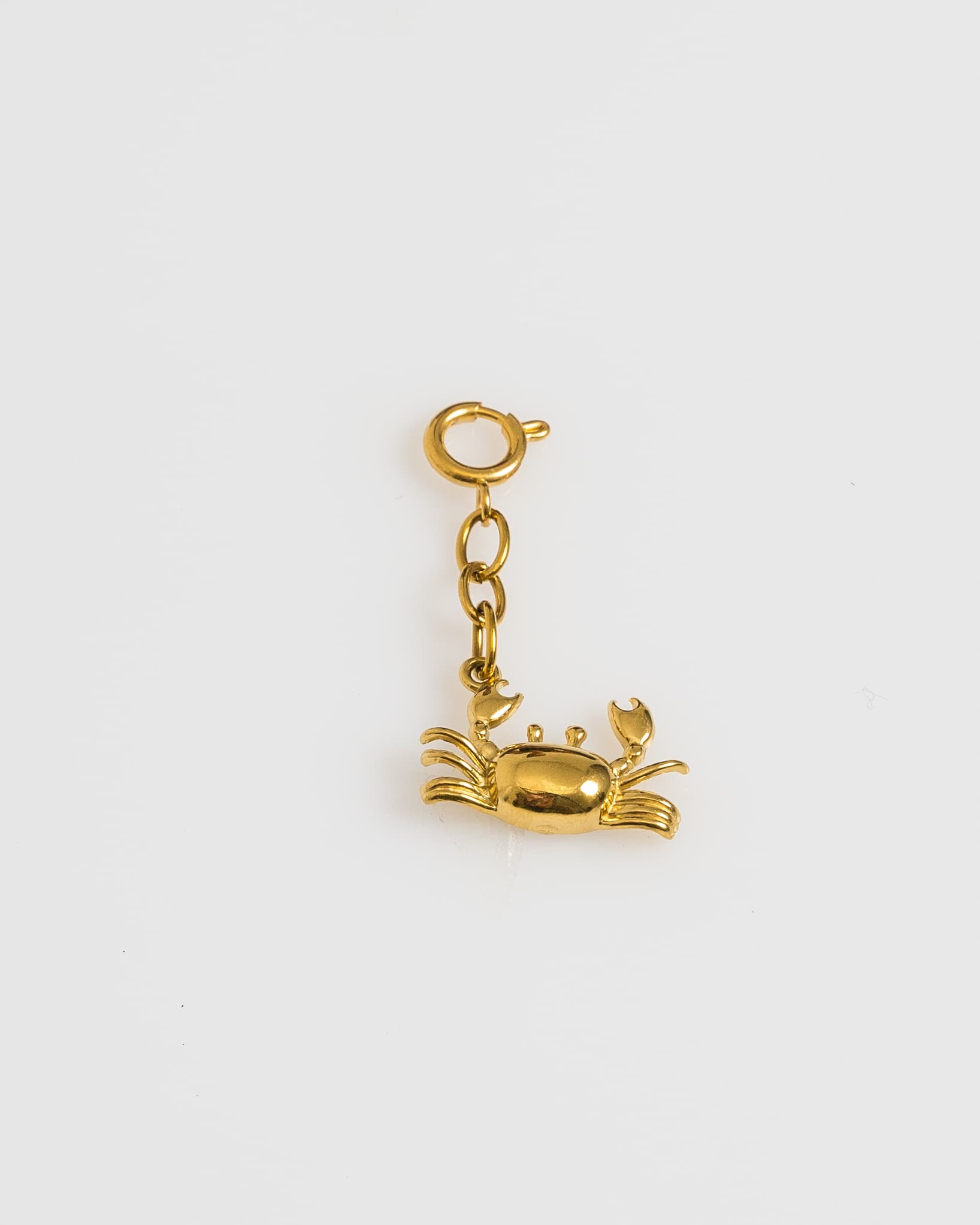 Golden Crab Charm