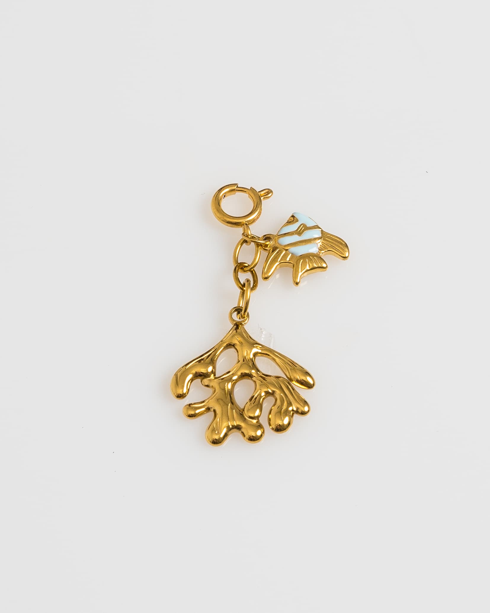 Multi Golden Coral Charm