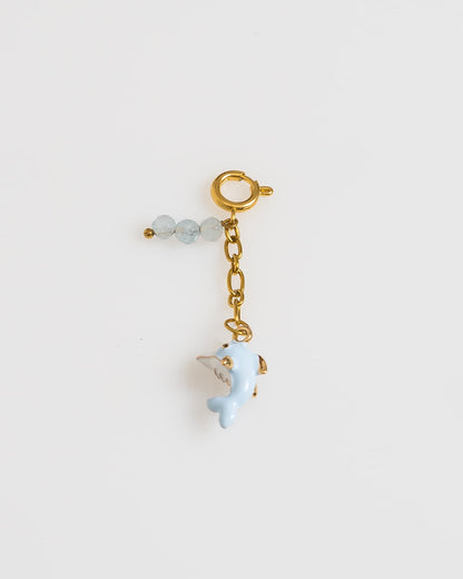 Blue Dolphin Charm