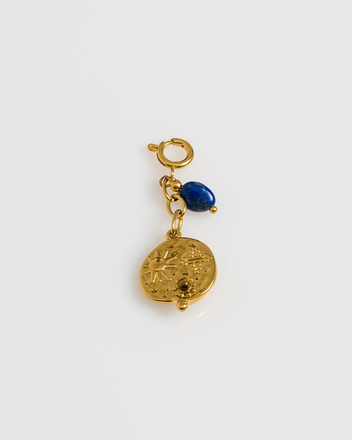Sun Blue Drop Charm