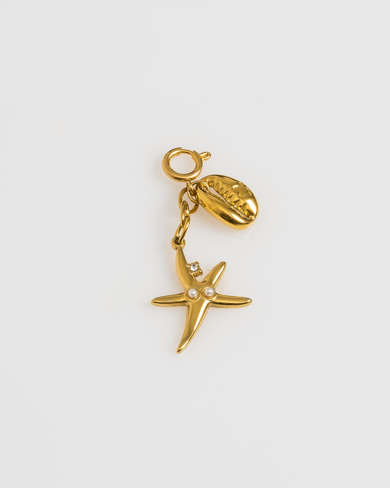 Shell Pearl Charm