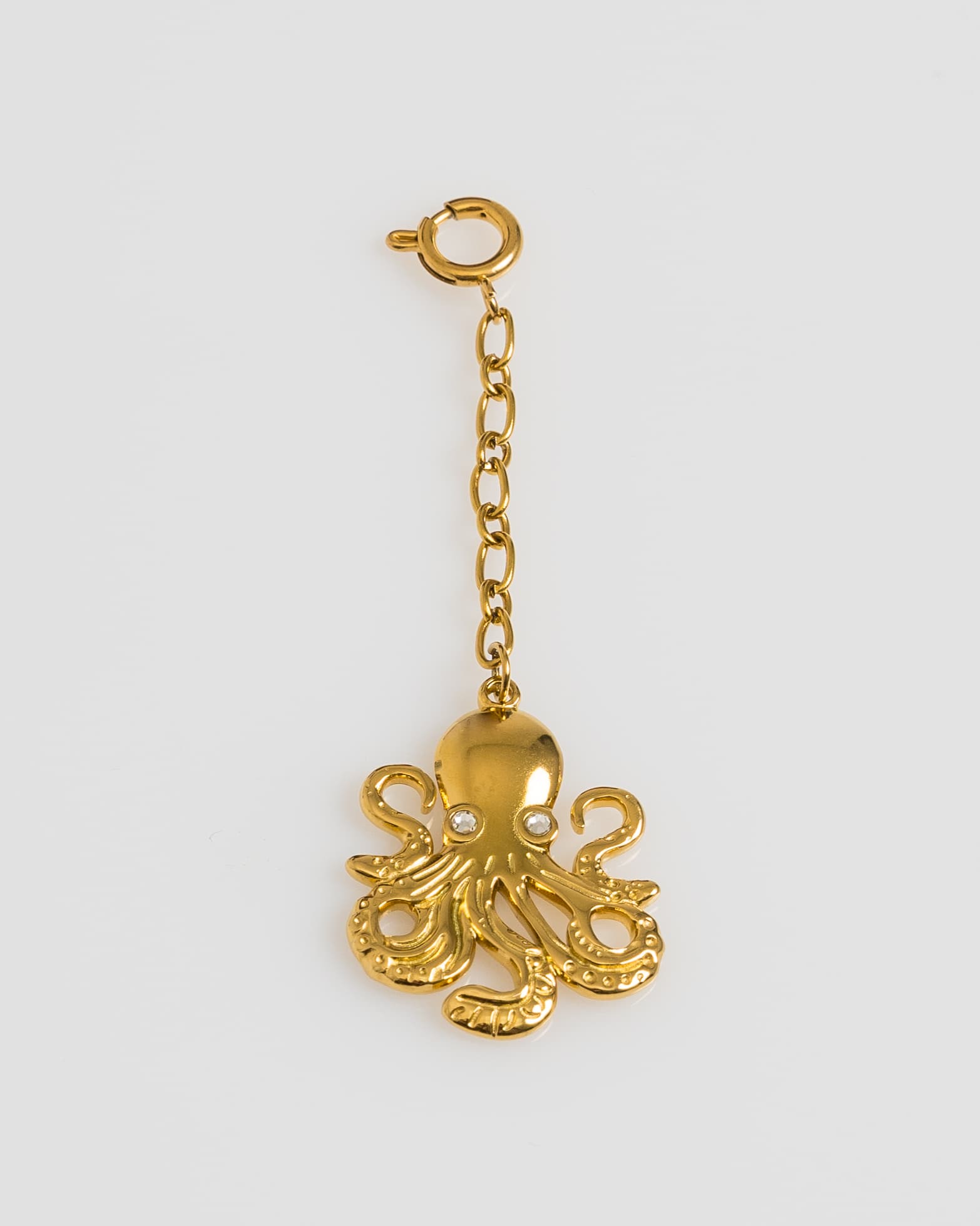 Golden Octopus Charm