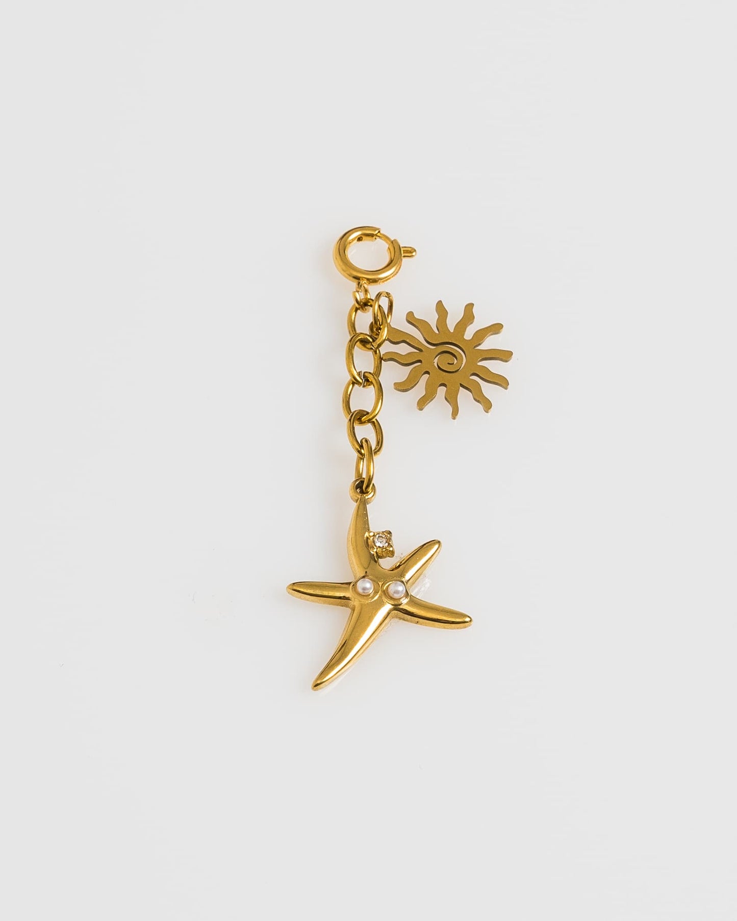 Pearly Sun Charm