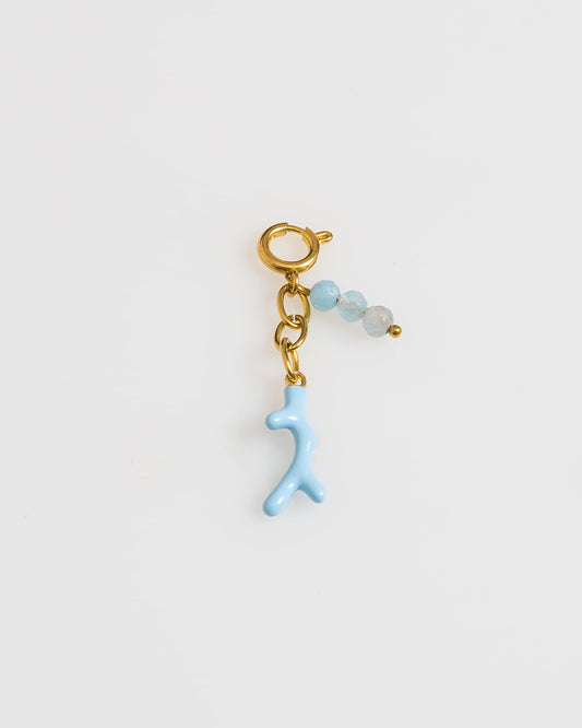 Sky Blue Coral Charm