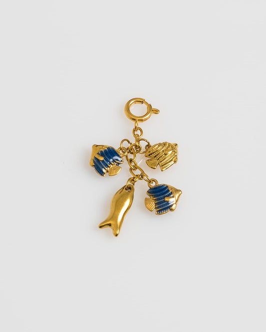 Golden Fishes Day's Out Charm