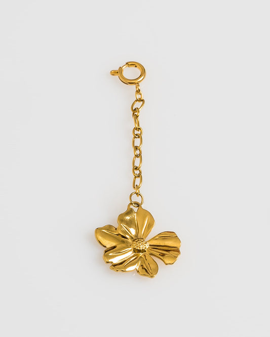 Golden Flower Charm