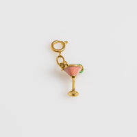 Pink Cocktail Charm