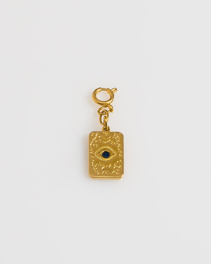 Evil Eye Coin Charm