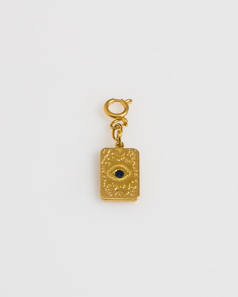 Evil Eye Coin Charm