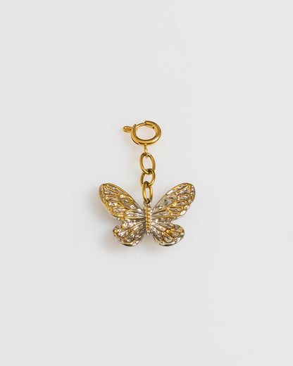 Gilver Butterfly Charm