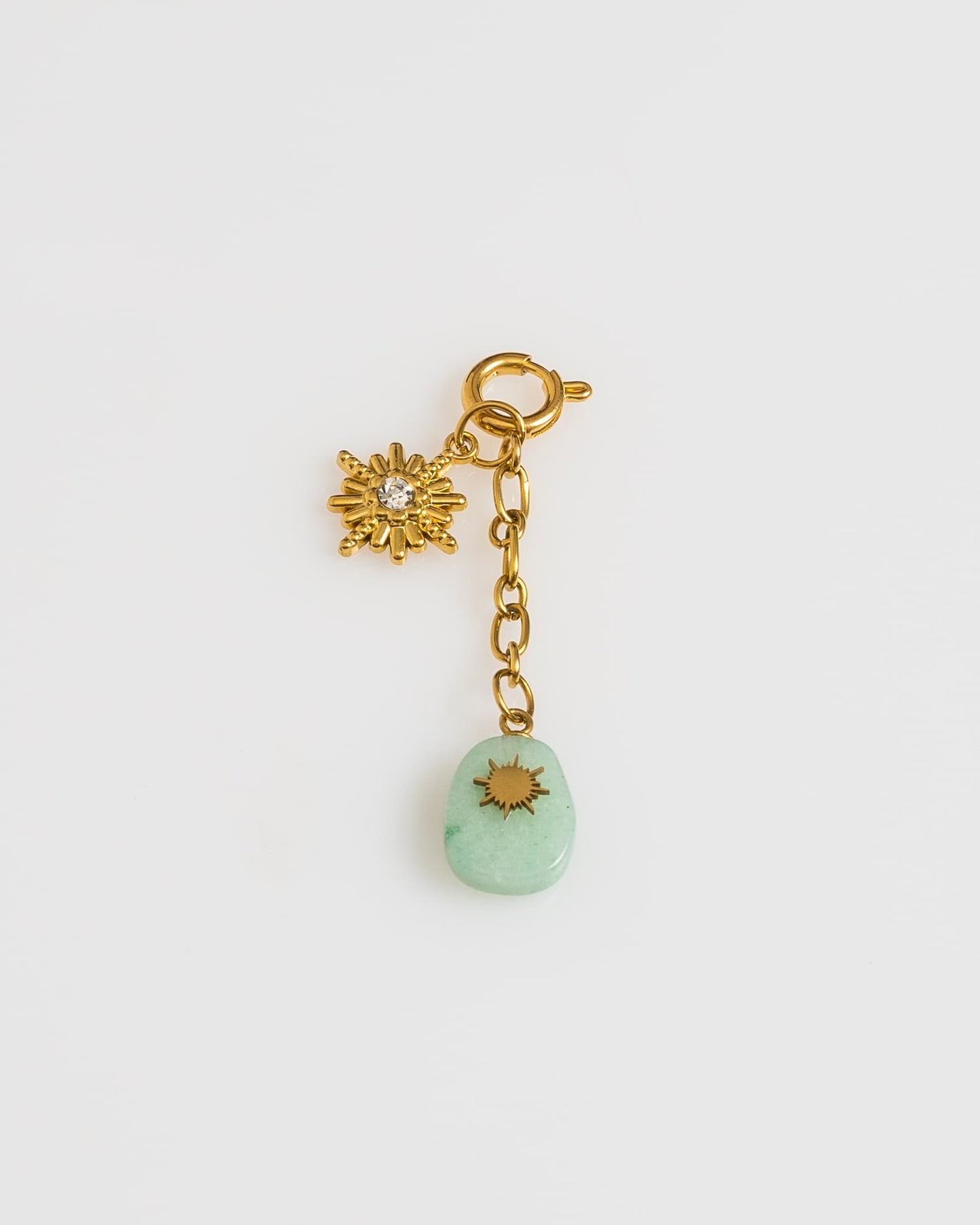 Blue Stone Sun Charm