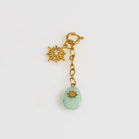 Blue Stone Sun Charm