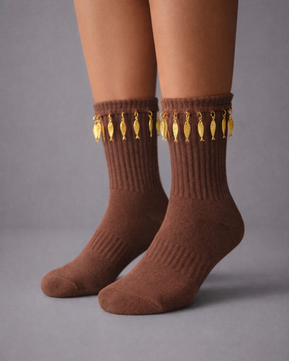 Fish Dangle Socks