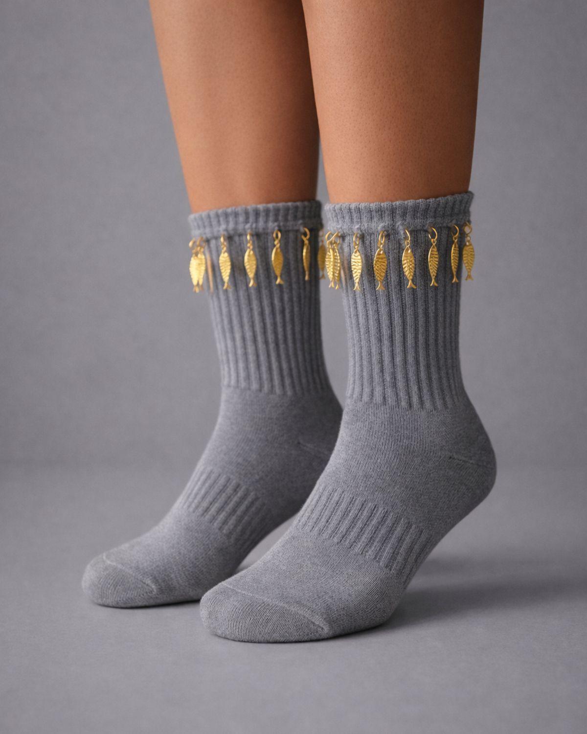Fish Dangle Socks