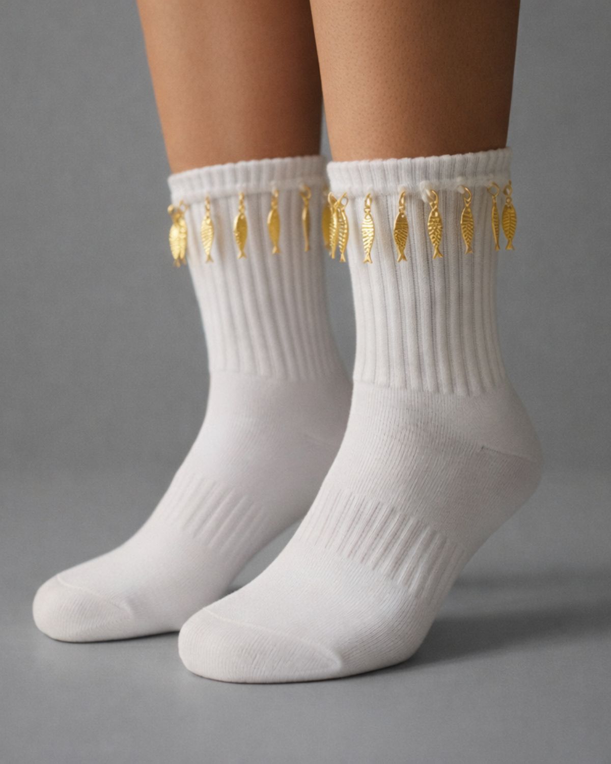 Fish Dangle Socks
