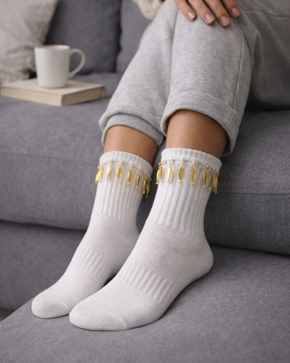 Fish Dangle Socks