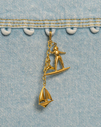 Surfer Girl Charm