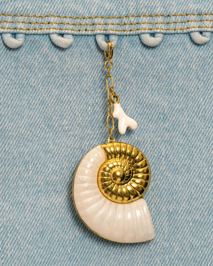 Ocean Spiral Charm