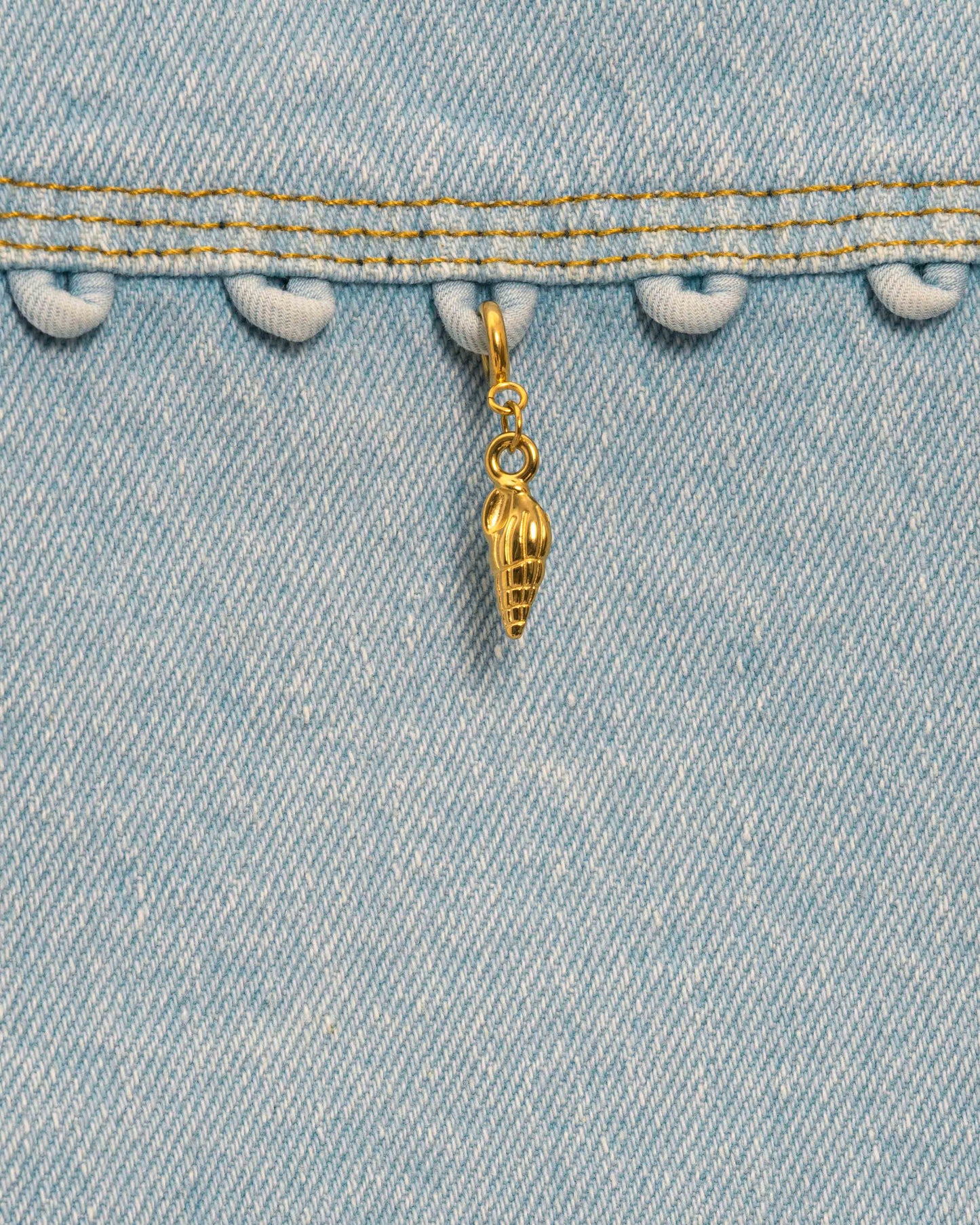 Golden Shell Charm