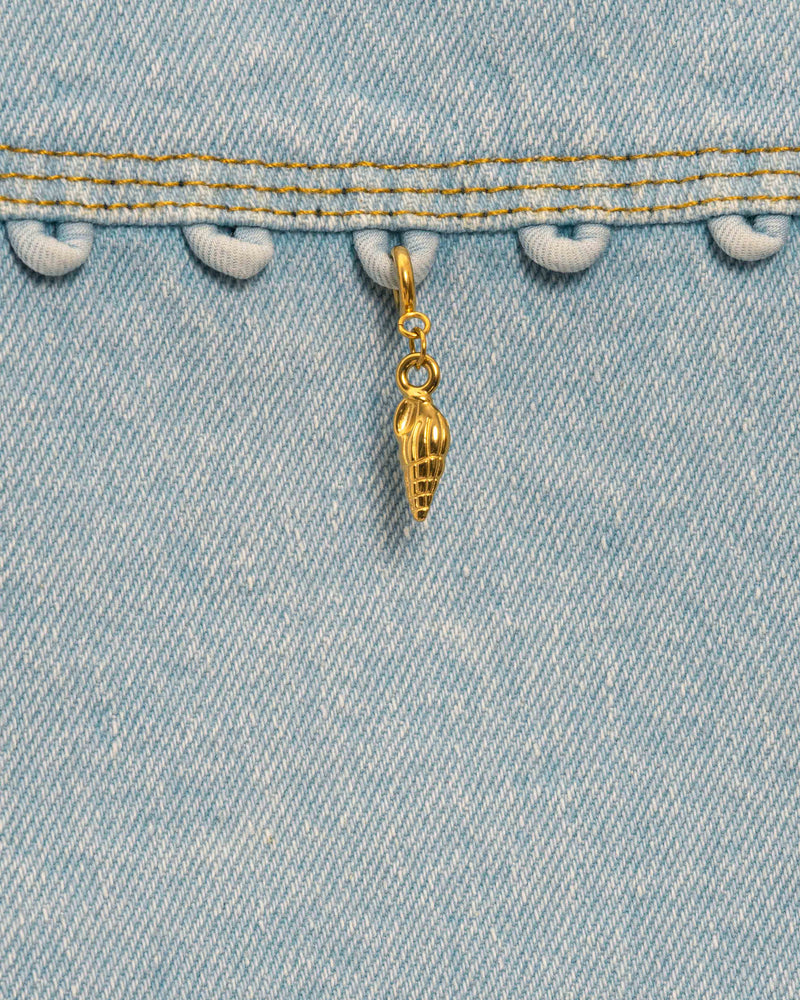 Golden Shell Charm