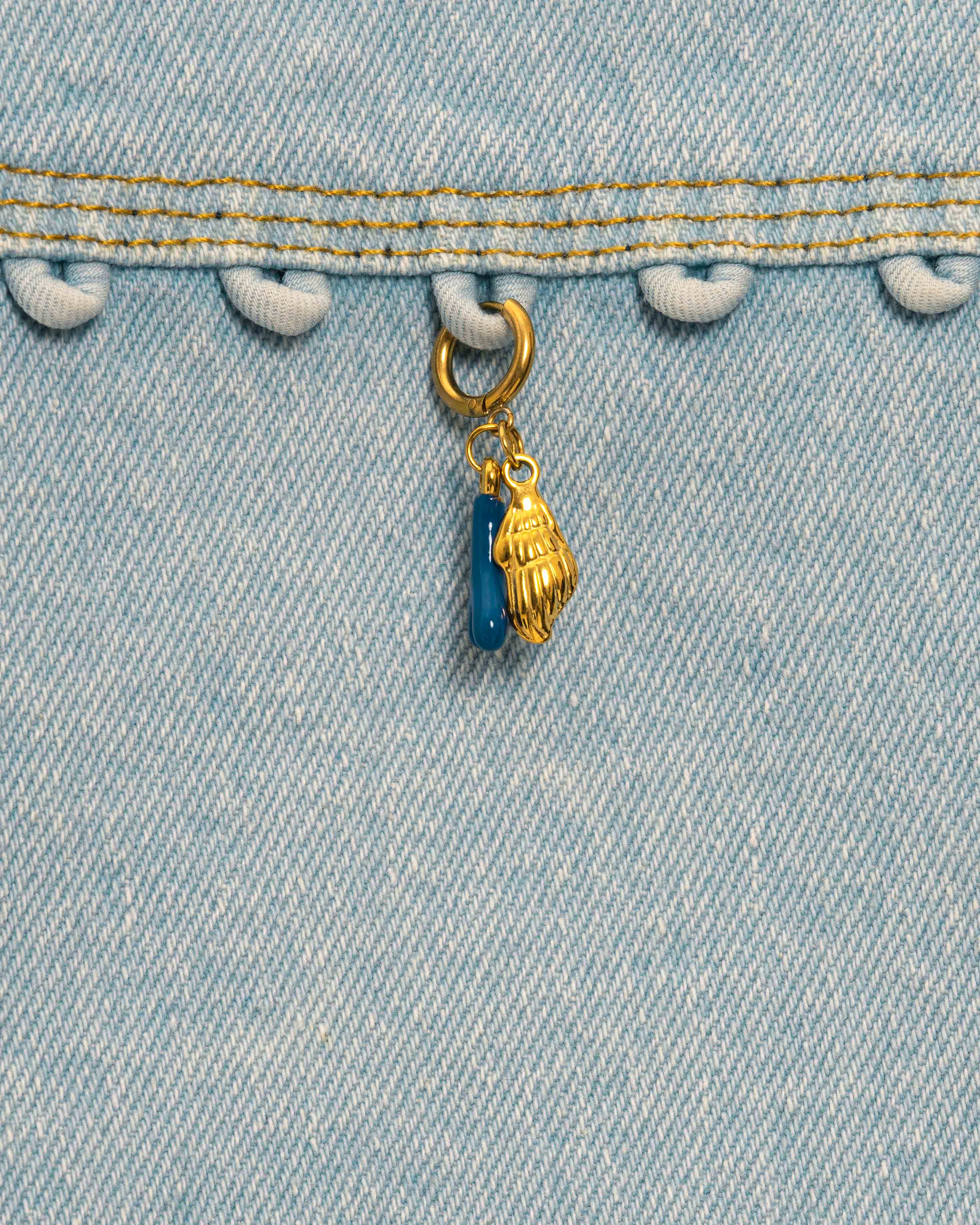 Blue Sea Branch Charm