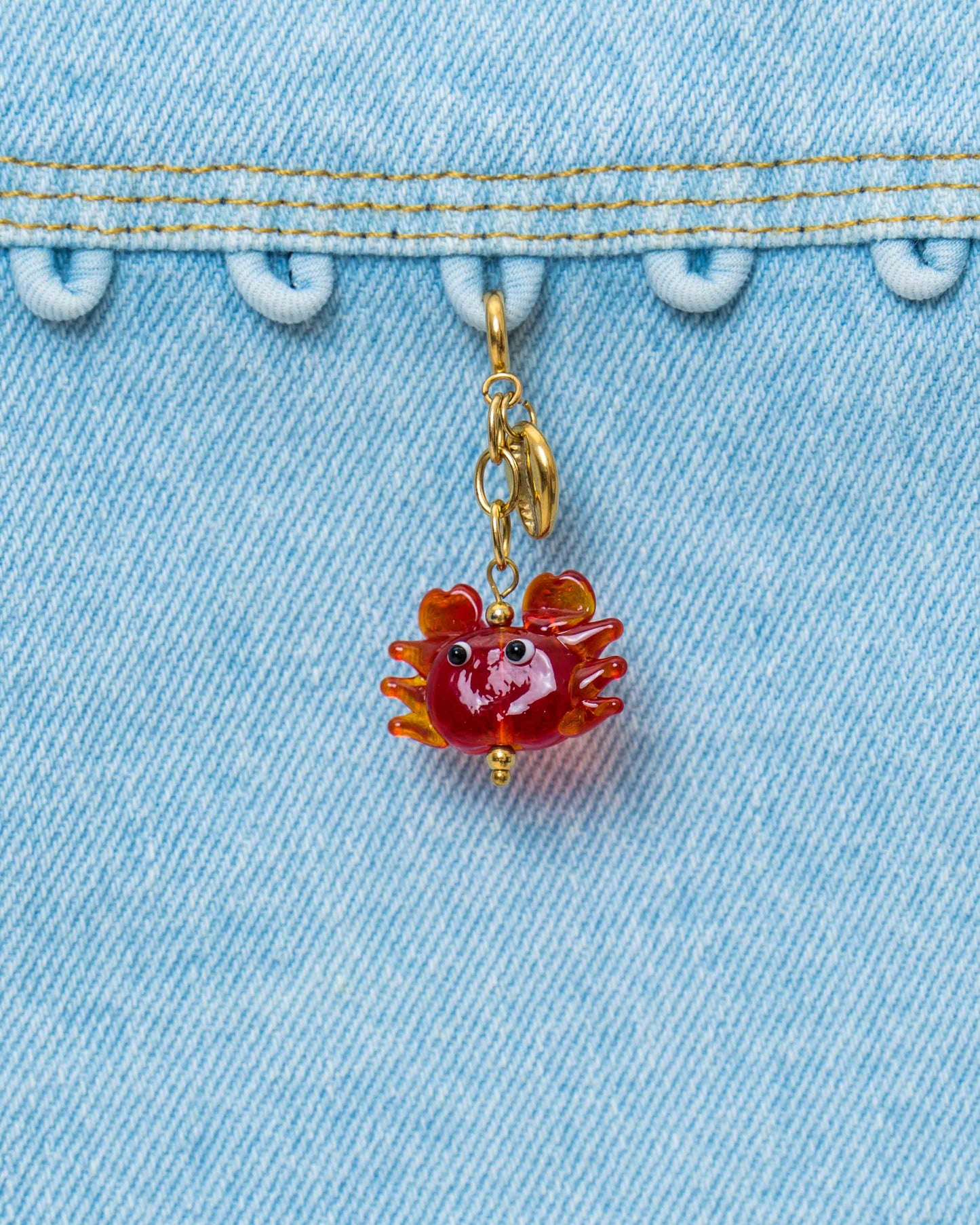 Red Crab Charm