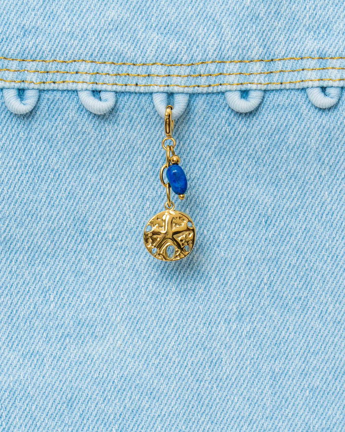 Star Blue Drop Charm