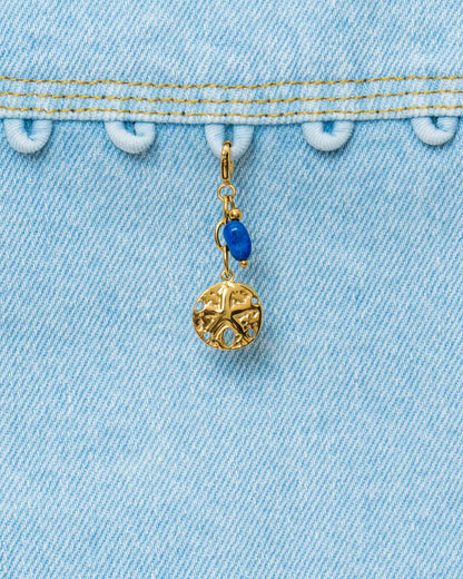Sun Blue Drop Charm