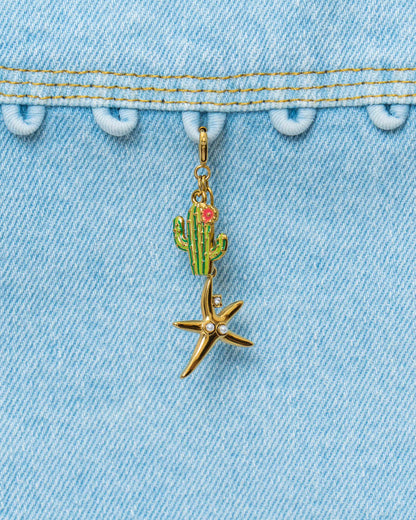 Cactus Star Charm