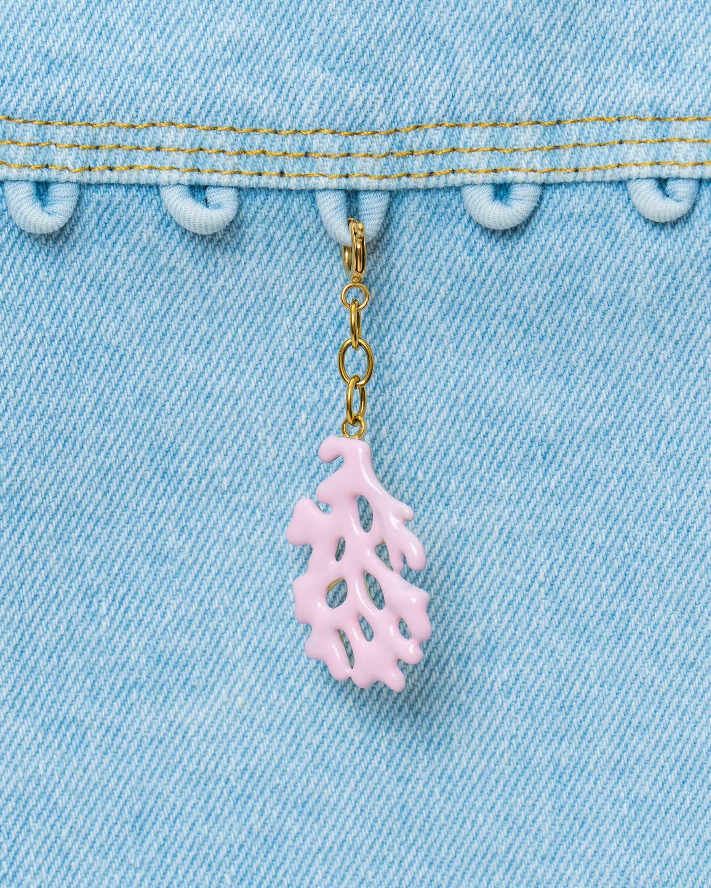 Pink Coral Charm