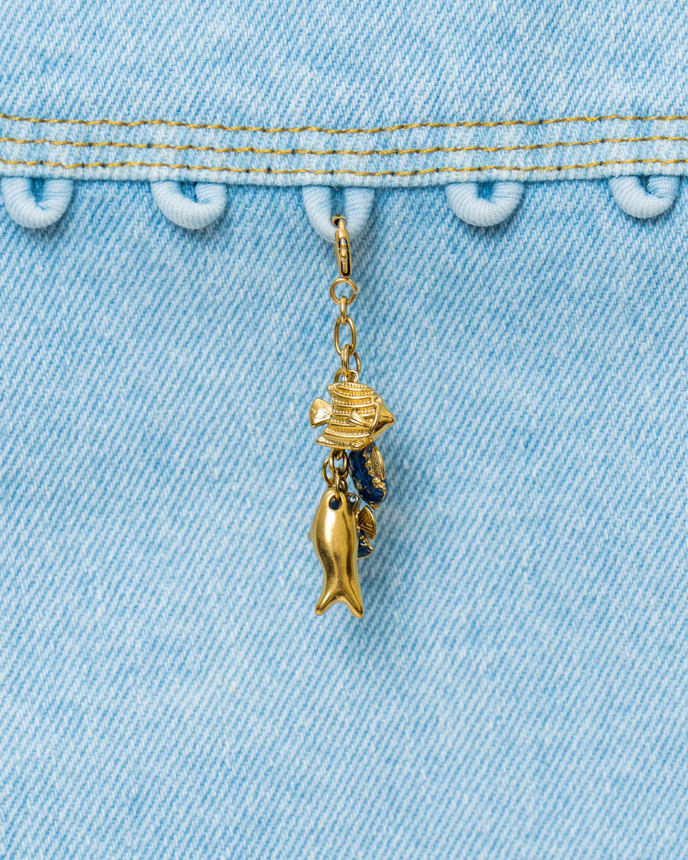 Golden Fishes Day's Out Charm