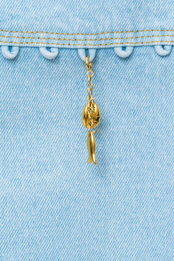 Drop Fish Charm