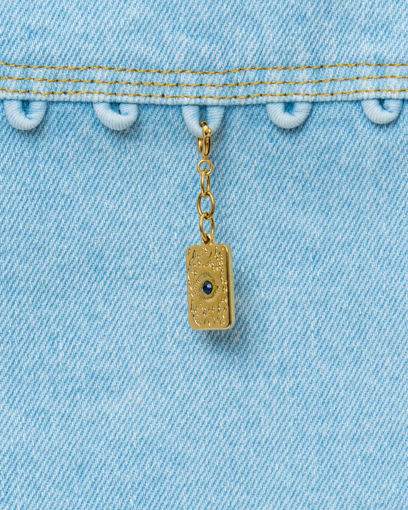 Evil Eye Coin Charm