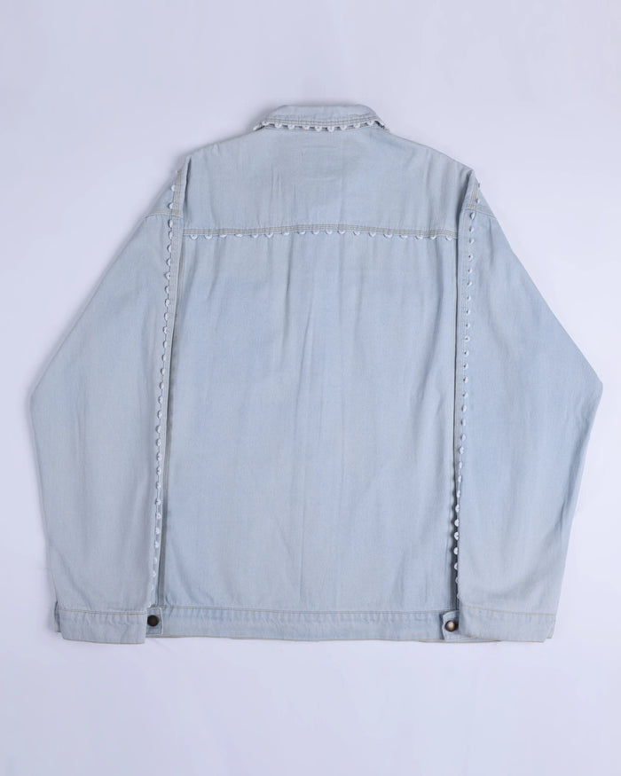 Oversized Denim Jacket +6 Charms