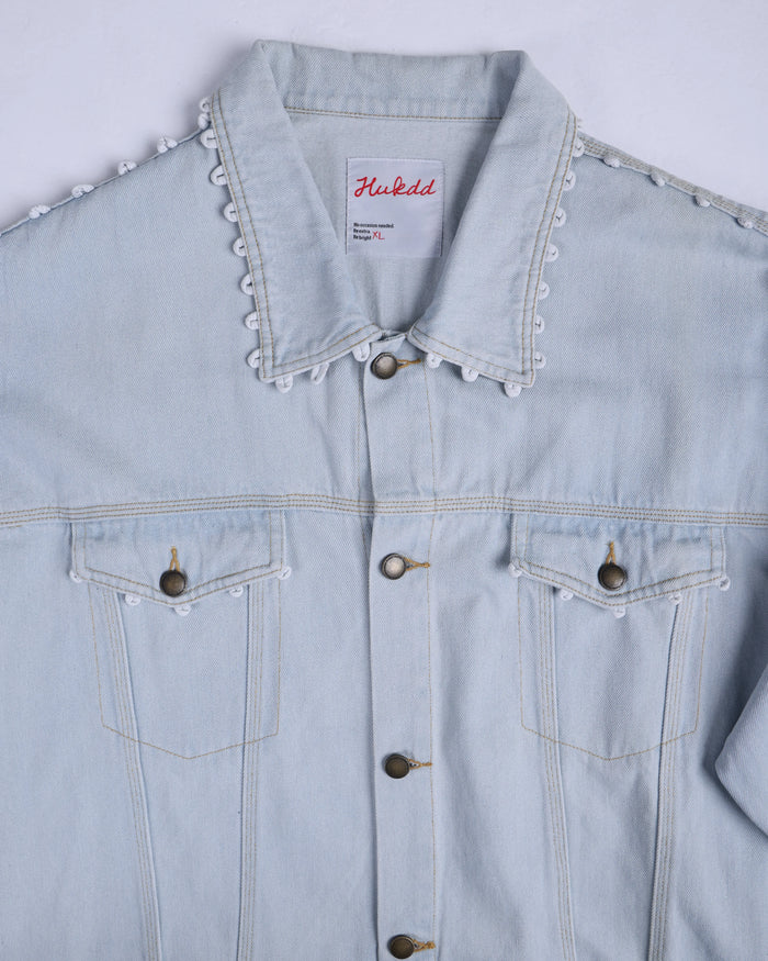 Oversized Denim Jacket +6 Charms