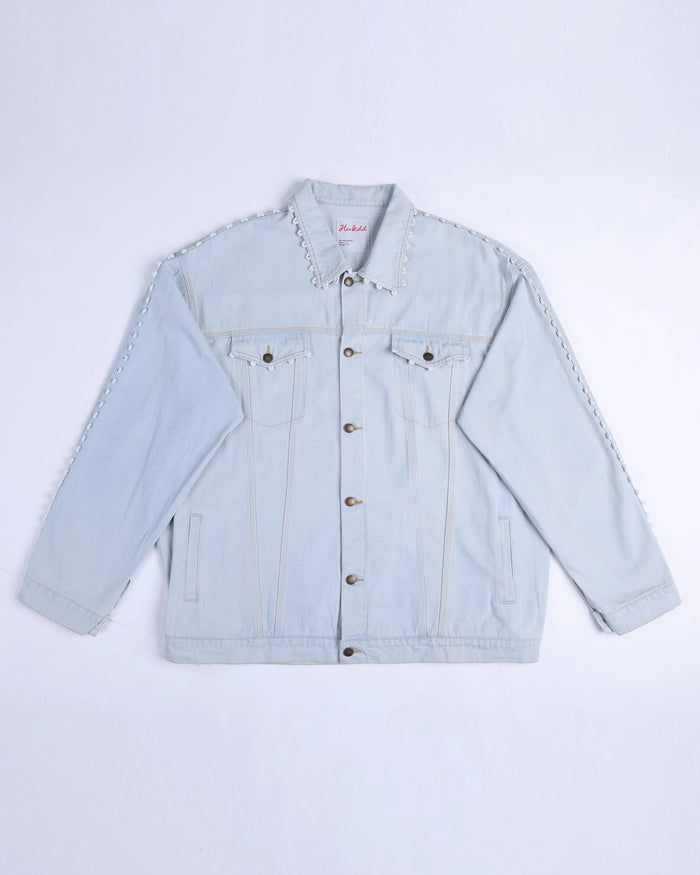 Oversized Denim Jacket +6 Charms