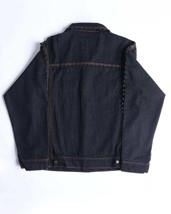 Oversized Denim Jacket +6 Charms