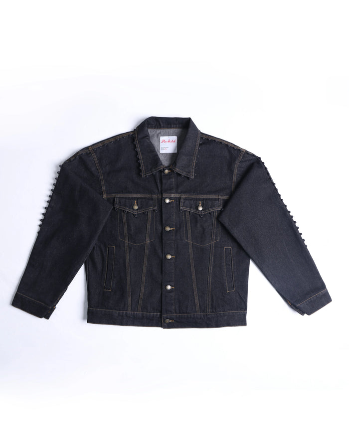 Oversized Denim Jacket +6 Charms