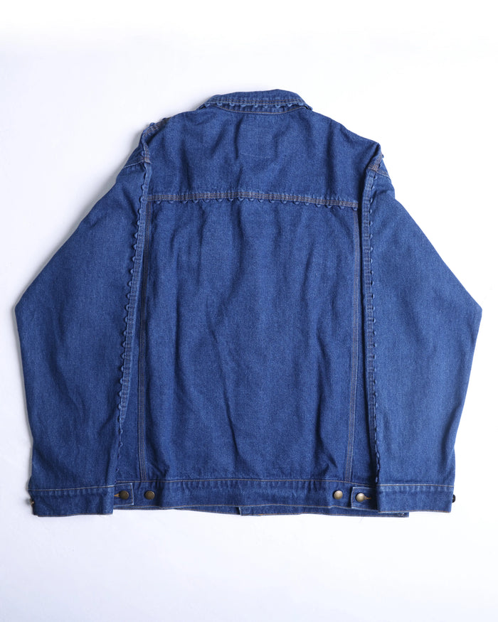 Oversized Denim Jacket +6 Charms
