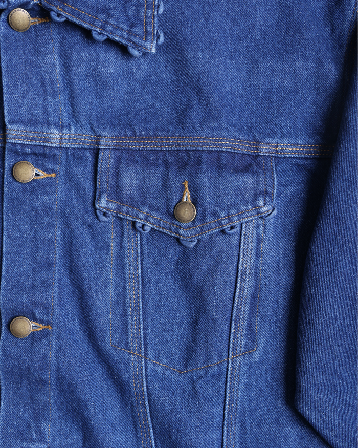 Oversized Denim Jacket +6 Charms